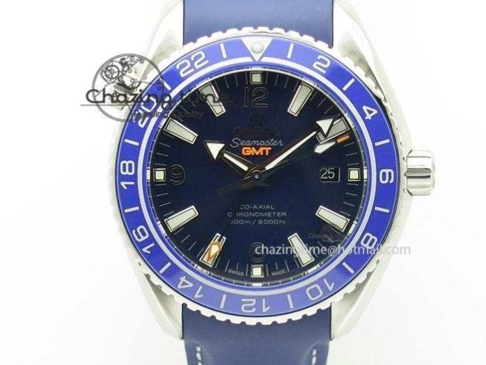 0522 Planet Ocean Professional Rose Gold Liquid Metal V6F 42mm On Black Rubber Strap A Vibrant 8266